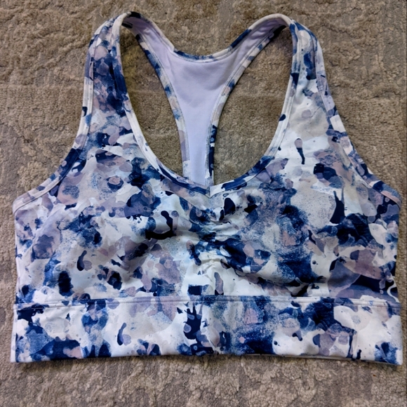 NWOT Blue & Purple Gap Fit Sports Bra Size M - Picture 1 of 5